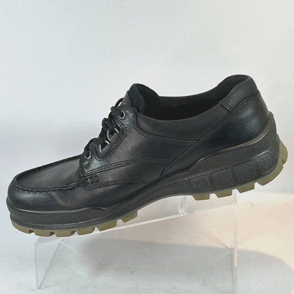 Ecco Track 25 Low Gore-Tex Men's Size 46EU 12US Black Leather Waterproof Shoes - Picture 3 of 15